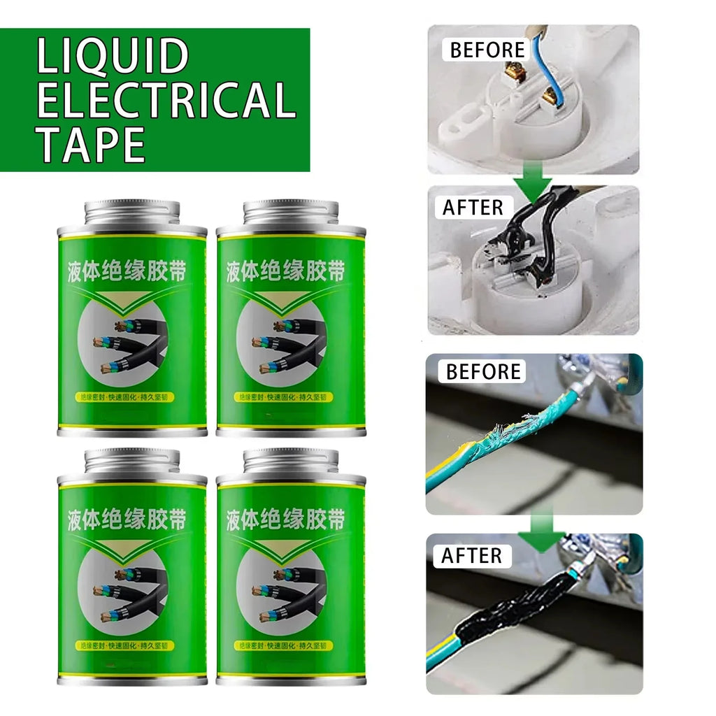 Waterproof Liquid Electrical Tape Insulating Tape Rubber Liquid Insulation Wire Cable Coat Fix Line Glue Sealant