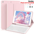 Kenke Bluetooth Keyboard Tablet Case with Pencil Holder - Magnetic Computer Accessory, Multi-Angle Stand, Handheld Protection, Mobile Cells Casing Compatible with Ipad 7Th/8Th/9Th/10Th/11Th Gen, A16 Model, Ipad Air 11-13 In